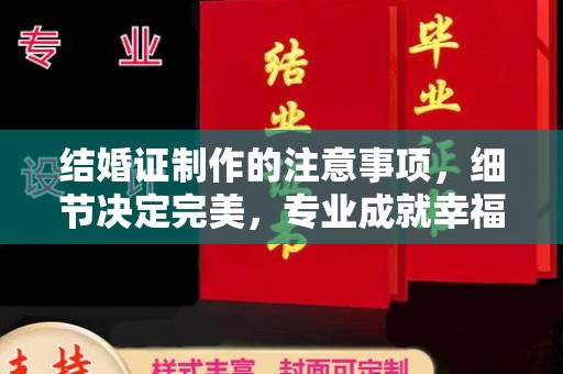 保税港区结婚证制作的注意事项，细节决定完美，专业成就幸福